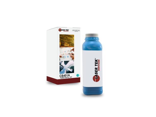 Compatible 642A Toner Refill Kit Refills HP 642A CB401A Toner Cartridges Works with HP Color LaserJet CP4005, CP4005dn Printers Cyan (1-Pack,...