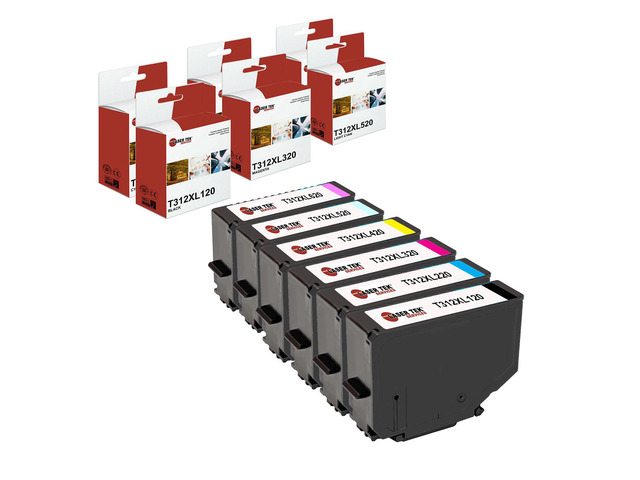 6Pk LTS 312XL B/C/M/Y/LC/LM HY Remanufactured for Epson Expression XP-8500 Ink