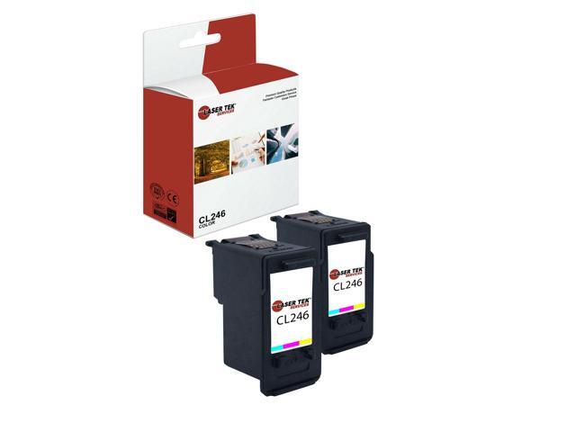 Laser Tek Services Compatible Ink Cartridge Replacement for Canon CL-246 CL246 High Yield Works with Canon Pixma iP2820 MG2420 MG2520 Printers...