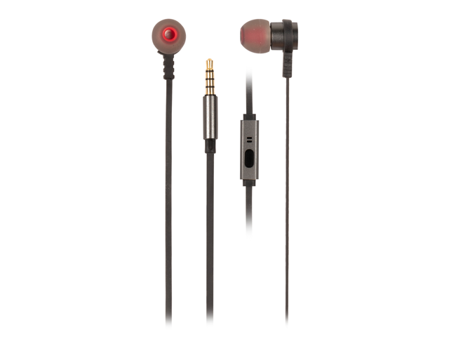 NGS Wired Stereo Earphones Cross Rally Graphite (CROSSRALLYGRAPHITE)