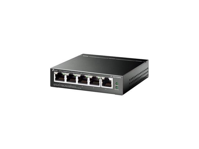 NEW TP-Link TL-SG105PE 5-Port Gigabit Easy Smart Switch with 4-Port PoE+