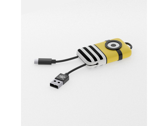 Tribe Minions Jail Time Keyline Micro USB Cable 22cm