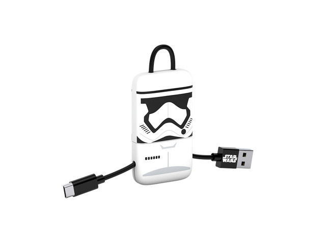 Tribe Star Wars TLJ StormTrooper KeyLine Micro USB Cable 22cm