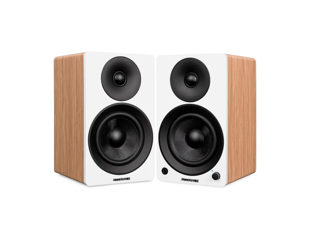 Fluance Reference RT85 High Fidelity Vinyl Turntable (White), PA10 Phono Preamp, Ai41 Powered 5' Bookshelf Speakers (Lucky Bamboo), Ortofon 2M Blue...