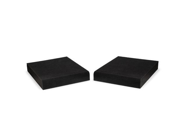Fluance High Density Acoustic Foam Isolation Pads for Bookshelf Speakers and Studio Monitors, 8.5' x 6.35', Improved Sound, Vibration Damping.