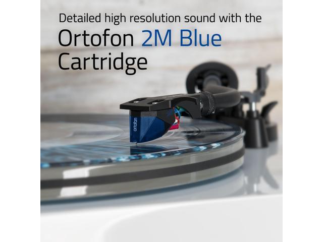 Fluance RT85 Reference High Fidelity Vinyl Turntable Record Player with Ortofon 2M Blue Cartridge, Acrylic Platter, Speed Control Motor High Mass...