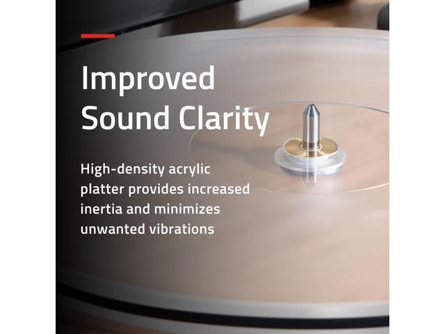 Fluance RT85N Reference High Fidelity Vinyl Turntable Record Player with Nagaoka MP-110 Cartridge Acrylic Platter Speed Control Motor High Mass MDF...
