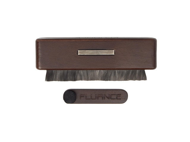 Fluance 2-in-1 Vinyl Record & Stylus Cleaning Kit with Anti-Static Carbon Fiber Brush and Turntable Stylus Brush with Soft Bristles - Precise Vinyl...