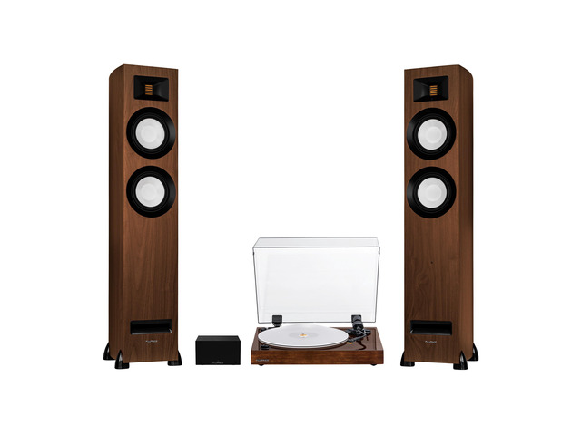 Fluance RT85N Vinyl Turntable Record Player, Nagaoka MP-110 Cartridge, Ri91 Powered Floorstanding Speakers, PA10 Preamp