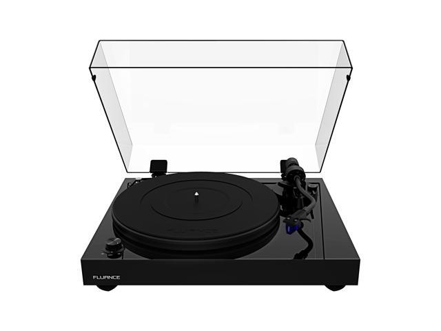 Fluance RT84 Reference High Fidelity Vinyl Turntable Record Player with Ortofon 2M Blue Cartridge, Speed Control Motor, High Mass MDF Wood Plinth,...