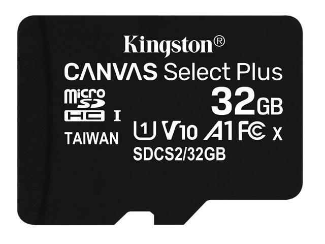 Kingston Canvas Select Plus 32GB Flash Memory Card and Adapter SDCS2/32GB