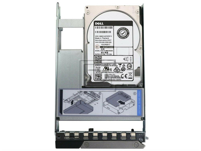 Dell 400-ATKC / HMYTD 2TB 3.5' 7.2K RPM SATA Hybrid Hard Drive Kit X7K8W / Y004G