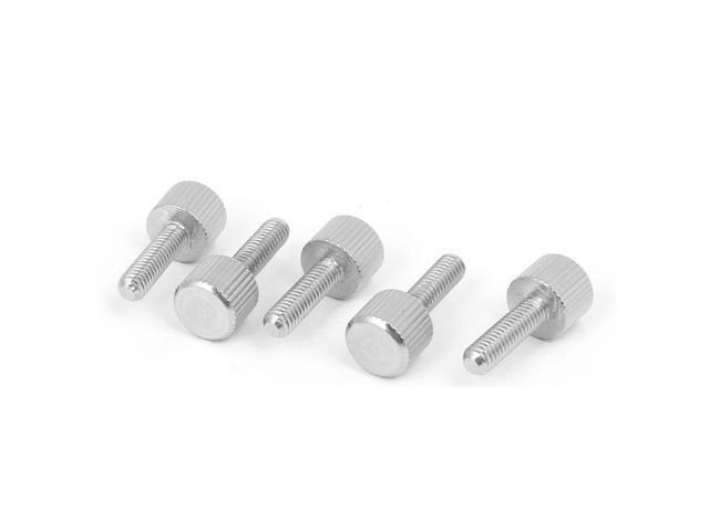 Photos - Other for repair Unique Bargains Computer PC Case Stainless Steel Flat Head Knurled Thumb Screw M4 x 14mm 5 