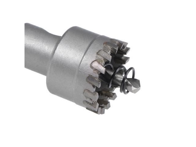 Carbide Hole Cutter 26mm Hole Saw Drill Bit High Density Cemented Carbide Teeth Triangular Shank for Stainless Steel Sheet Metal