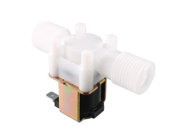 AC110V G1/2 Plastic Water Electric Solenoid Valve Normally Closed N/C Pressure Water Inlet Flow Switch