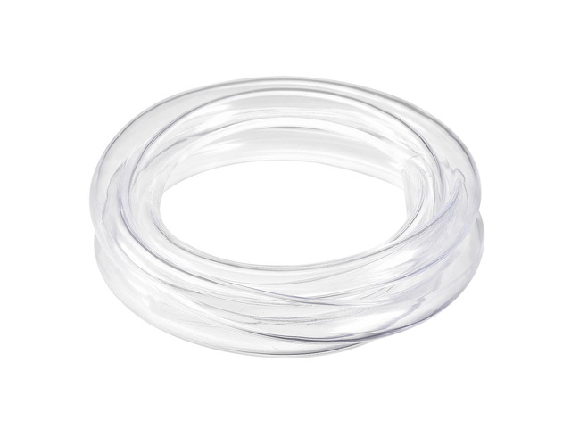 Hose Tube, 12mm(0.47') ID x 16mm(0.62') OD 1.5m Clear Vinyl Tubing, Plastic Flexible Water Pipe