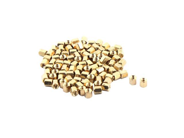 Photos - Other for repair Unique Bargains Computer Motherboard M3x5 M3 Female Threaded Bolts Brass Standoff Spacer 1 