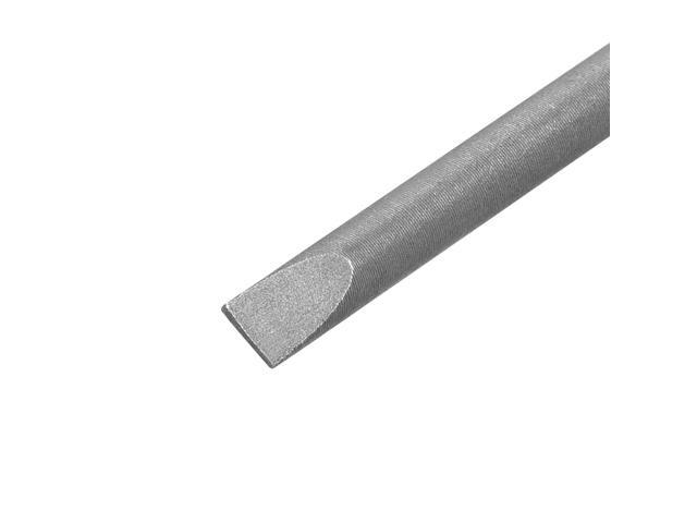 5 Pcs 1/4' Hex Shank 75mm Length Magnetic SL4 Slot Head Screwdriver Bits S2 Alloy Steel