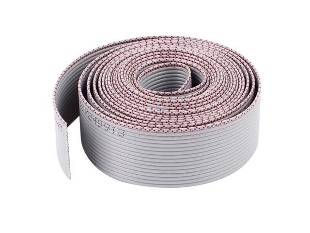 Unique Bargains 1mm Pitch 16pin 16 Wire Flat IDC Ribbon Cable Cord 20mm Wide 2M 6.5Ft Long