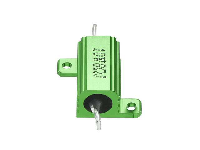 Unique Bargains Aluminum Case Resistor 10W 8 Ohm Green Wirewound for LED with Rod Post 10W8RJ