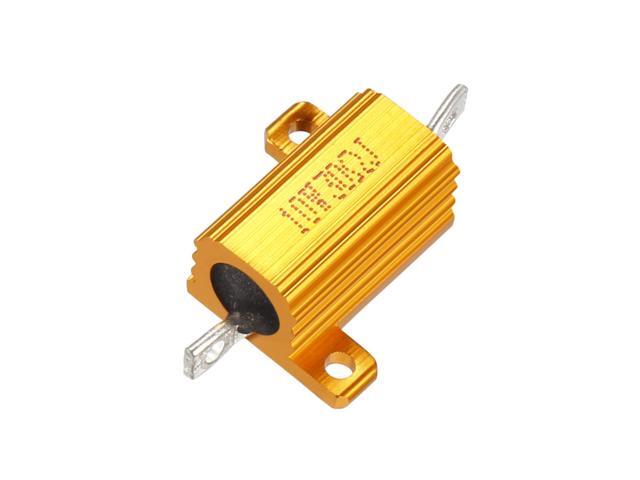 Unique Bargains Aluminum Case Resistor 10W 30 Ohm Wirewound for LED Converter Rod Post 10W30R