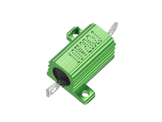 Unique Bargains Aluminum Case Resistor 10W 20 Ohm Green Wirewound for LED with Rod Post 10W20RJ