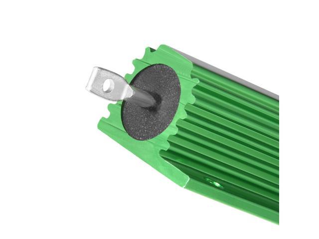 Unique Bargains 2 Pcs Aluminum Case Resistor 100W 0.3Ohm Wirewound for LED Replacement Converter