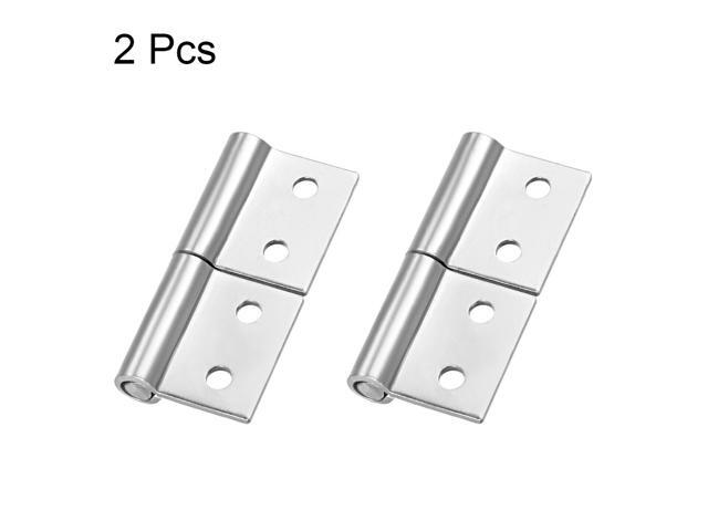 2-inch Steel Small Slip Joint Flag Hinge - Lift Off Left Handed Lid Door 2pcs