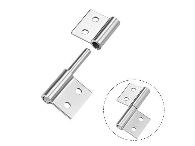 2-inch Steel Small Slip Joint Flag Hinge - Lift Off Left Handed Lid Door 2pcs