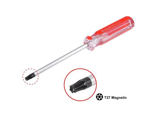 Magnetic T27 Torx Screwdriver with 4 Inch S2 Steel Shaft