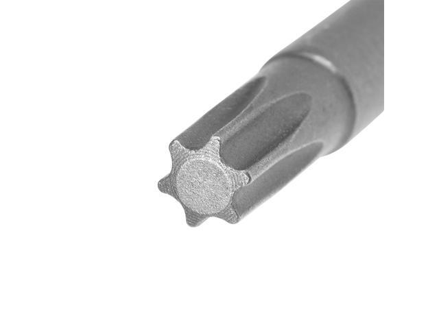 5pcs 50mm 1/4' Hex Shank T25 Magnetic Torx Head Screwdriver Bits S2 Alloy Steel