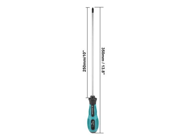 #1 Phillips Screwdriver 10 Inch Round Shaft Non Slip Comfortable Handle