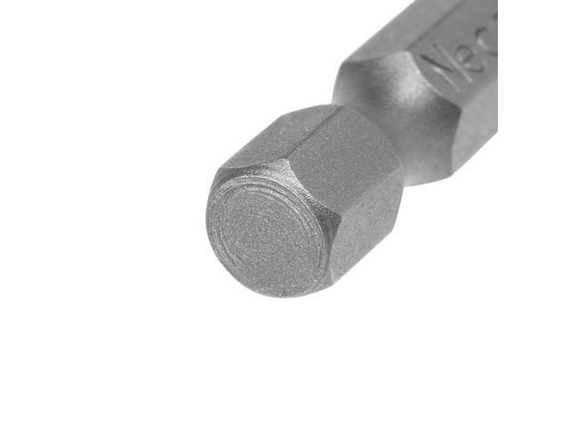 10pcs 50mm 1/4' Hex Shank T15 Magnetic Torx Head Screwdriver Bits S2 Alloy Steel