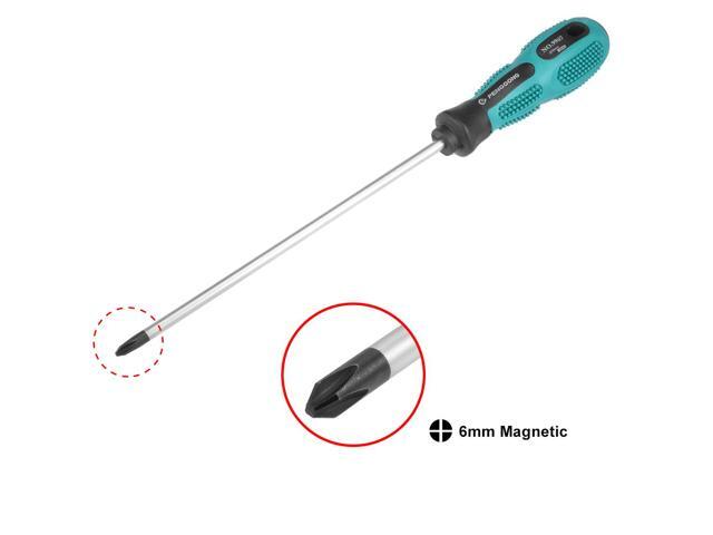 #2 Phillips Screwdriver 8 Inch Round Shaft Non Slip Comfortable Handle