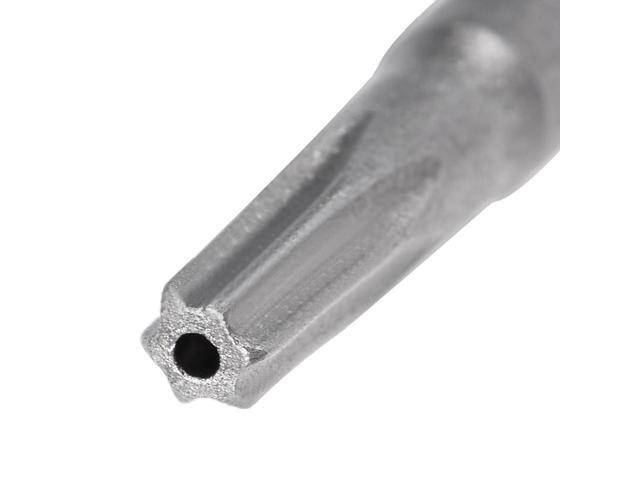 5 Pcs 1/4' Hex Shank T9 Magnetic Security Torx Screwdriver Bits 50mm Length