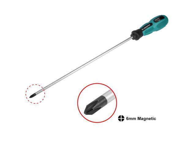 #2 Phillips Screwdriver 12 Inch Round Shaft Non Slip Comfortable Handle