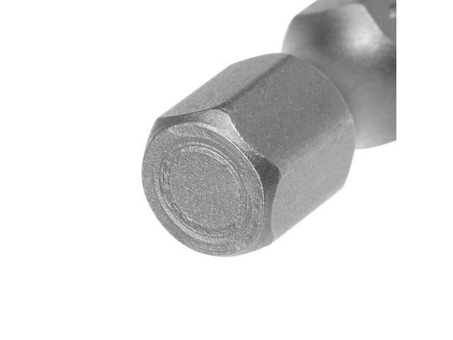 10pcs 50mm 1/4' Hex Shank T15 Magnetic Torx Head Security Screwdriver Bits S2