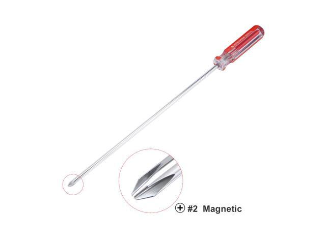Magnetic #2 Phillips Screwdriver with 10 Inch Chrome Vanadium Steel Shaft