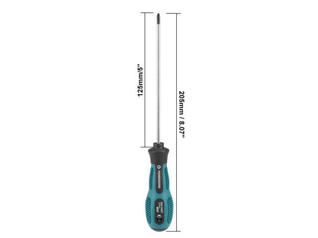 #0 Phillips Screwdriver 5 Inch Round Shaft Non Slip Comfortable Handle