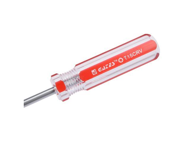 Magnetic T15 Torx Screwdriver with 4 Inch Cr-V Steel Shaft