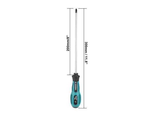 8.5mm Slotted Impact Screwdriver, 10-Inch Keystone Demolition Driver Magnetic, 2 Pack