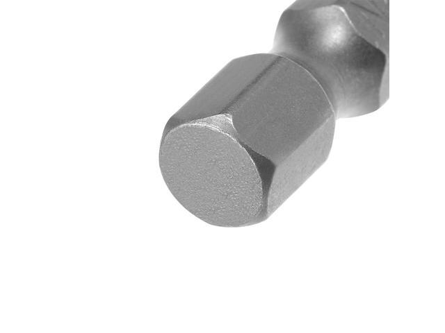 10pcs 100mm 1/4' Hex Shank SL3 Magnetic Slotted Head Screwdriver Bits S2