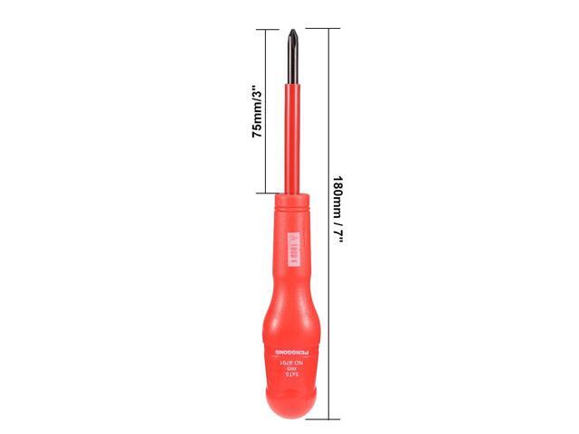 1000v Phillips Insulated Magnetic Electrical Screwdriver #1 x 3 Inch