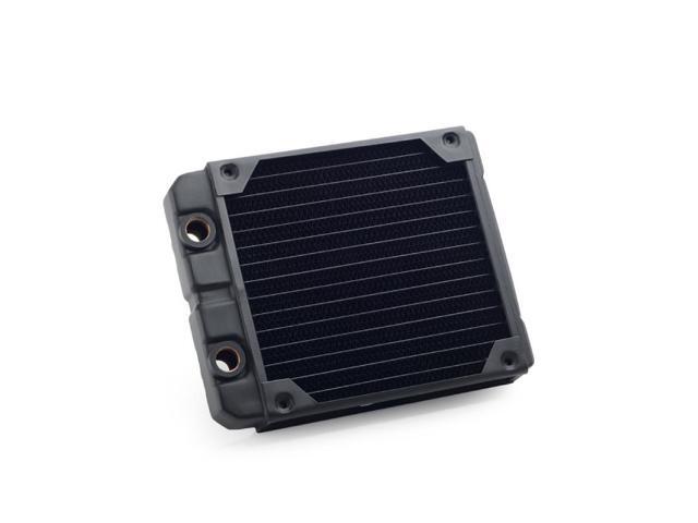 Bitspower Leviathan SF Radiator with Quad G1/4' Ports, 140mm, Black