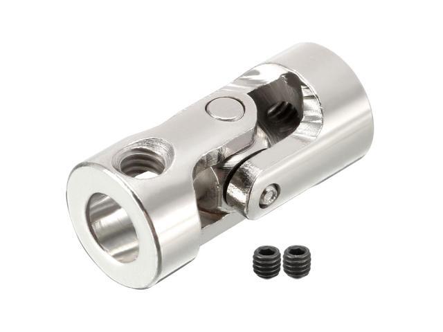 5pcs 6mm to 6mm Rotatable Universal Steering Shaft U Joint Coupler L23XD11