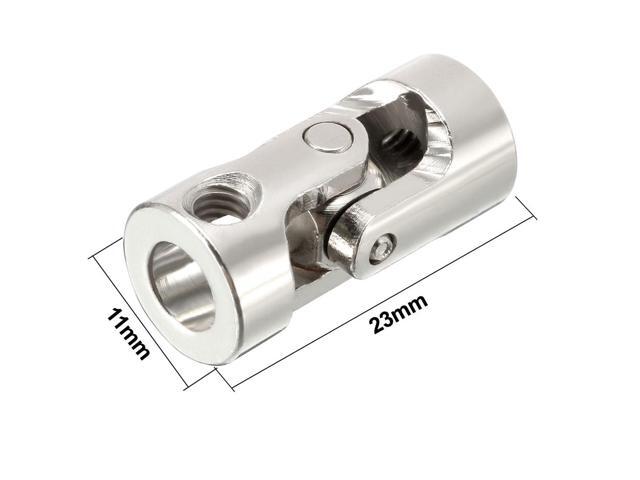5pcs 6mm to 6mm Rotatable Universal Steering Shaft U Joint Coupler L23XD11