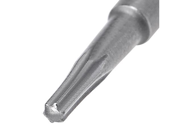 5 Pcs 1/4' Hex Shank T5 Magnetic Security Torx Screwdriver Bits 50mm Length