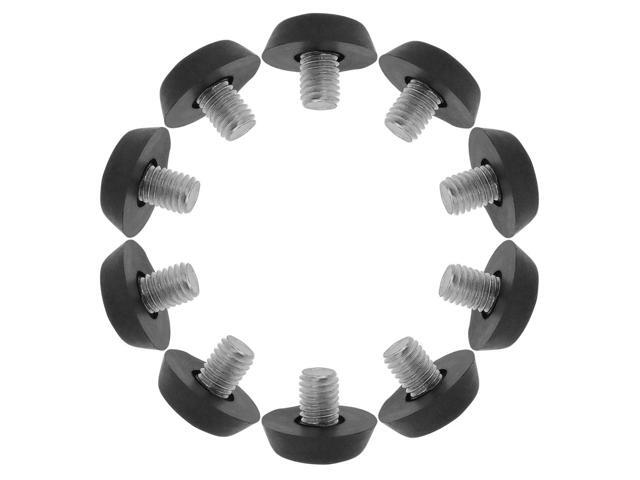 M8 x 10 x 22.5mm Furniture Leveling Feet Floor Protector for Table Leg 10pcs