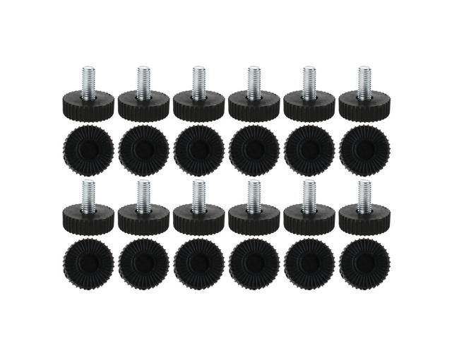 M8 x 18 x 30mm Leveling Feet Adjustable Leveler Protector for Table Leg 24pcs