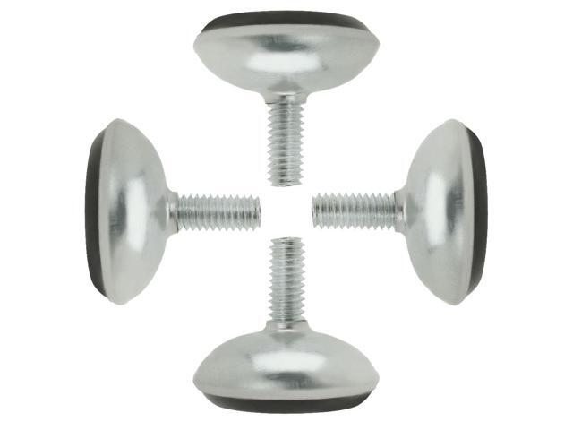 M6 x 15 x 30mm Furniture Glide Leveling Feet Floor Protector for Stool Leg 4pcs